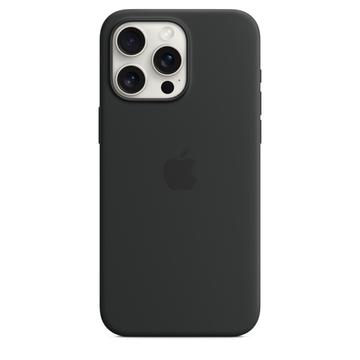 iPhone 15 Pro Max Apple Silicone Case with MagSafe MT1M3ZM/A - Black