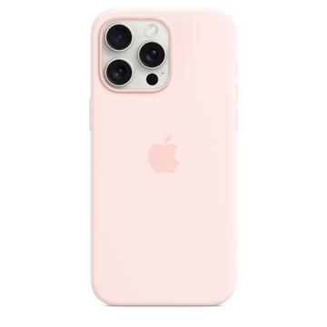 iPhone 15 Pro Max Apple Silicone Case with MagSafe MT1U3ZM/A - Light Pink