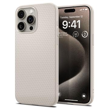 iPhone 15 Pro Max Spigen Liquid Air TPU Case - Natural Titanium