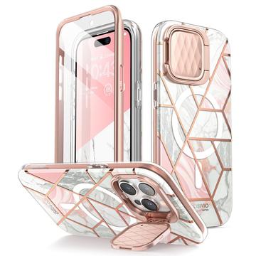 iPhone 15 Pro Max Supcase Cosmo Mag Hybrid Case - Pink Marble