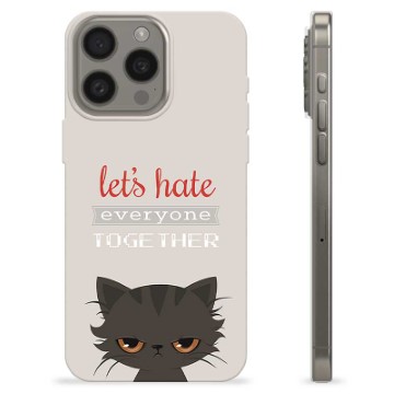 iPhone 15 Pro Max TPU Case - Angry Cat
