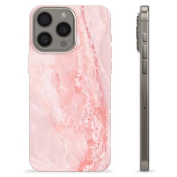 iPhone 15 Pro Max TPU Case - Rose Marble