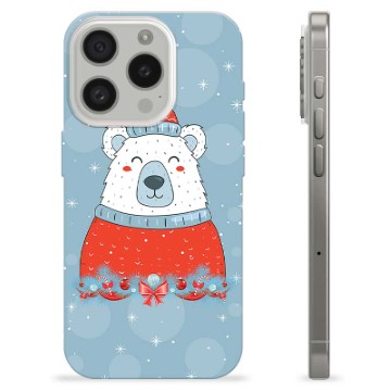 iPhone 15 Pro TPU Case - Christmas Bear