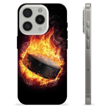 iPhone 15 Pro TPU Case - Ice Hockey