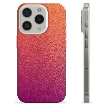 iPhone 15 Pro TPU Case - Ombre Leather