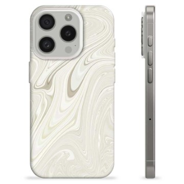 iPhone 15 Pro TPU Case - Pearl Marble