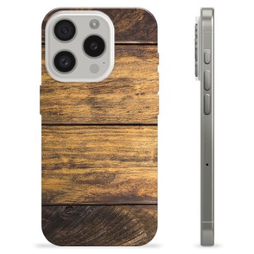 iPhone 15 Pro TPU Case - Wood