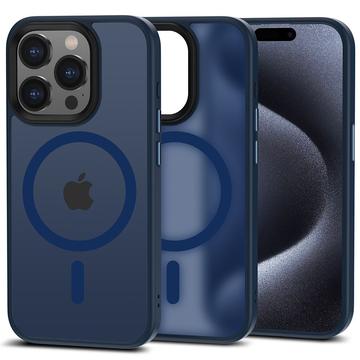 iPhone 15 Pro Tech-Protect Magmat Case - MagSafe Compatible - Navy Blue