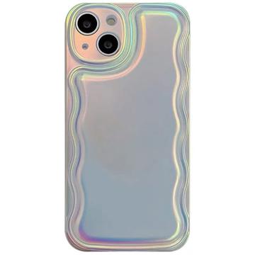 iPhone 15 Radiant Wavy Laser Aurora Case