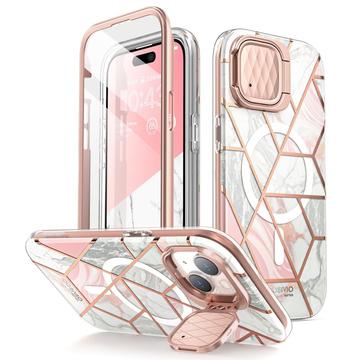 iPhone 15 Supcase Cosmo Mag Hybrid Case - Pink Marble