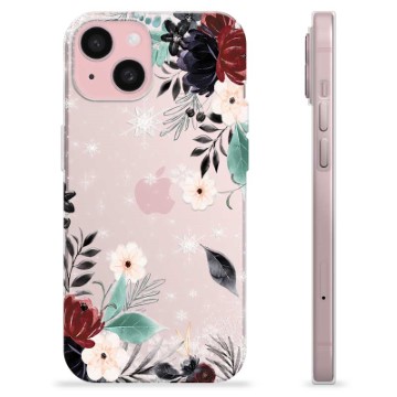 iPhone 15 TPU Case - Autumn Flowers