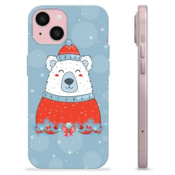 iPhone 15 TPU Case - Christmas Bear