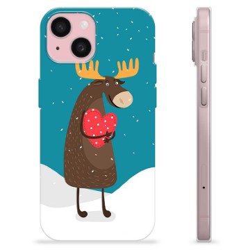 iPhone 15 TPU Case - Cute Moose