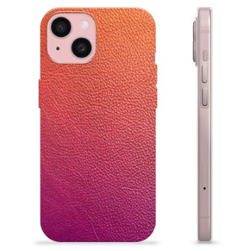 iPhone 15 TPU Case - Ombre Leather