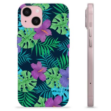 iPhone 15 TPU Case - Tropical Flower
