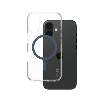 iPhone 16 PanzerGlass Care Transparent Urban Combat Case - MagSafe Compatible - Blue