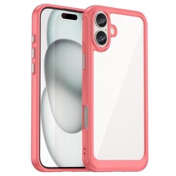 iPhone 16 Plus Anti-Shock Hybrid Case - Red