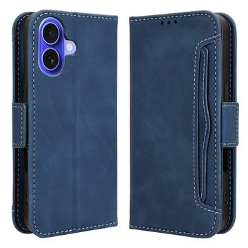 iPhone 16 Plus Cardholder Wallet Case - Blue