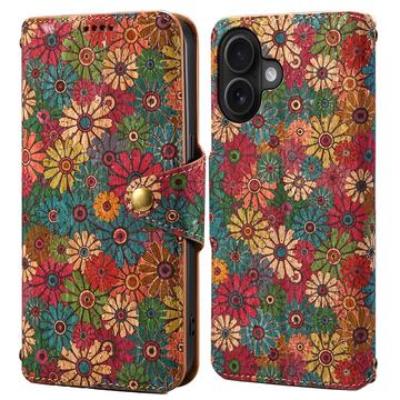 iPhone 16 Plus Four Seasons Wallet Case - Spring