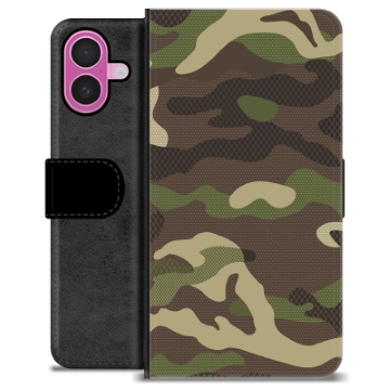 iPhone 16 Plus Premium Wallet Case - Camo