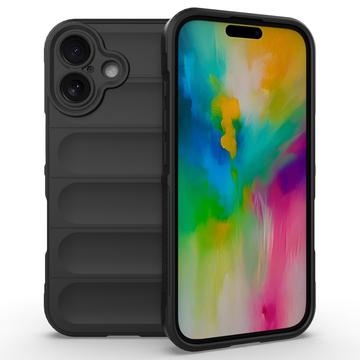 iPhone 16 Plus Rugged TPU Case - Black