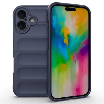 iPhone 16 Plus Rugged TPU Case - Dark Blue