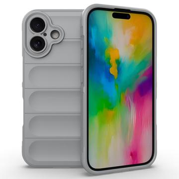 iPhone 16 Plus Rugged TPU Case - Light Grey