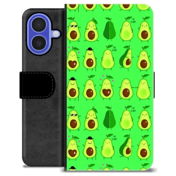 iPhone 16 Premium Wallet Case - Avocado Pattern