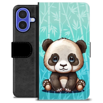iPhone 16 Premium Wallet Case - Panda