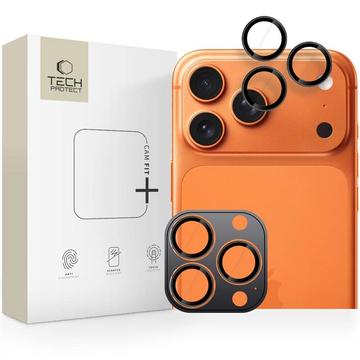 iPhone 16 Pro/16 Pro Max/17 Pro/17 Pro Max Tech-Protect Camring Fit+ Camera Lens - Black
