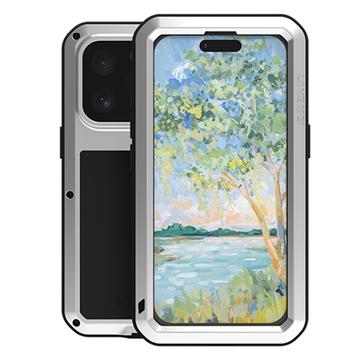 iPhone 16 Pro Love Mei Powerful Hybrid Case - Silver