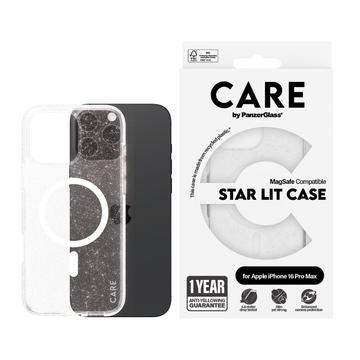Photos - Case PanzerGlass iPhone 16 Pro Max  Care Star Lit  - MagSafe Compatible - White 