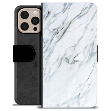iPhone 16 Pro Max Premium Wallet Case - Marble