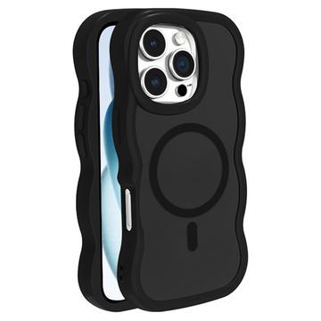 iPhone 16 Pro Wave-Edge Magnetic Hybrid Case - Black