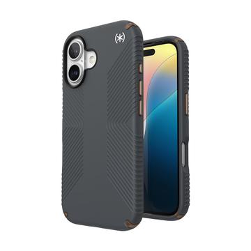 iPhone 16 Speck Presidio2 Grip Hybrid Case - Grey