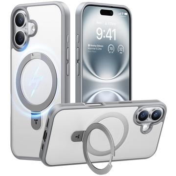 iPhone 16 Torras Guardian Ostand MagSafe Case - Titanium Grey
