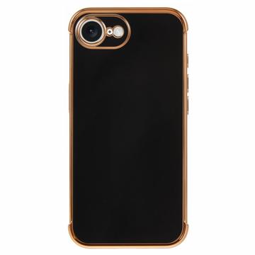 iPhone 16e/17e Electroplated Shockproof TPU Case - Black