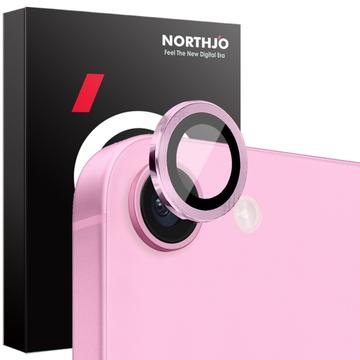 iPhone 16e/17e Northjo Camera Lens Protector Set - Pink