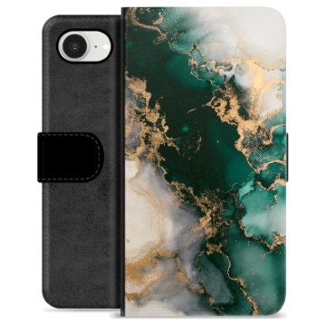 iPhone 16e Premium Wallet Case - Jade Marble