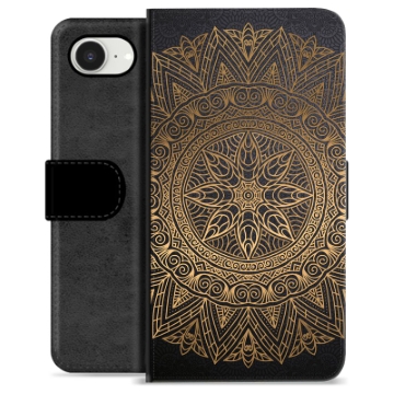 iPhone 16e Premium Wallet Case - Mandala