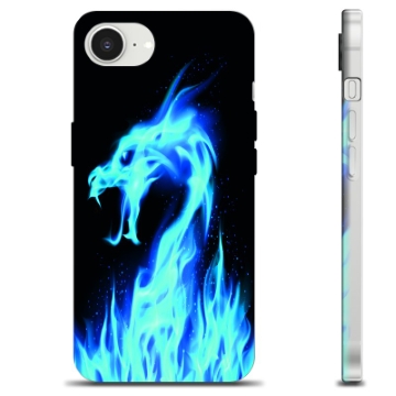 iPhone 16e TPU Case - Blue Fire Dragon