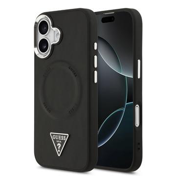iPhone 17 Guess Triangle Logo Case - MagSafe Compatible - Black
