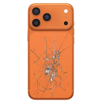 iPhone 17 Pro Back Cover Repair - Glass Only - Orange
