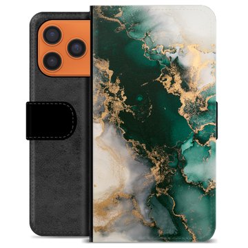 iPhone 17 Pro Max Premium Wallet Case - Jade Marble