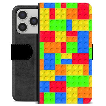 iPhone 17 Pro/18 Pro Premium Wallet Case - Blocks