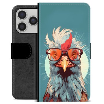 iPhone 17 Pro/18 Pro Premium Wallet Case - Hen