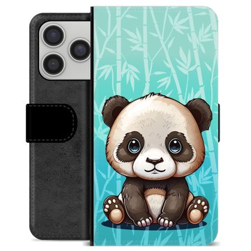 iPhone 17 Pro/18 Pro Premium Wallet Case - Panda