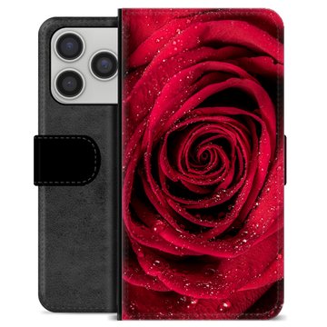 iPhone 17 Pro/18 Pro Premium Wallet Case - Rose