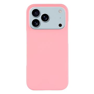 iPhone 17 Pro Rubberized Plastic Case - Pink