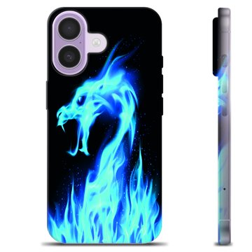 iPhone 17 TPU Case - Blue Fire Dragon